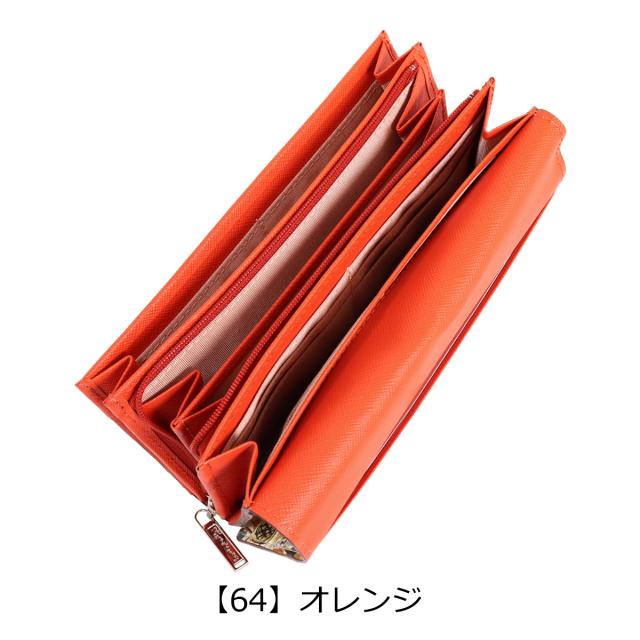 【レビュー投稿で+5％還元】マンハッタナーズ ロングウォレット ライブリー パース レディース 75-1655 MANHATTANER'S 猫 長財布 札入れ PVC、牛革 開運 一粒万倍日_12