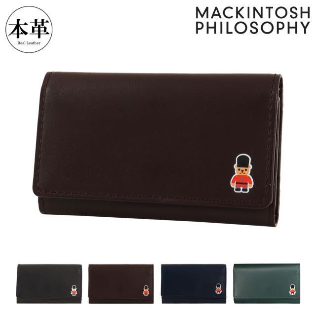 【レビュー投稿で+5％還元】マッキントッシュフィロソフィー キーケース 本革 4連 メンズ MAPW-00141 バッキンガムベアカラー MACKINTOSH PHILOSOPHY｜牛革 レザー ブランド ビジネス カジュアル ギフト プレゼント