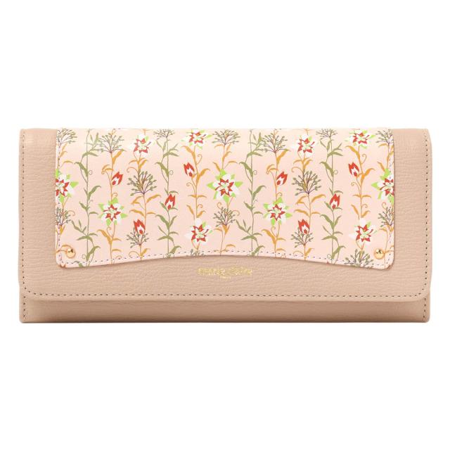 レビュー投稿で+5％還元】マリクレール 長財布 かぶせ フラワリー