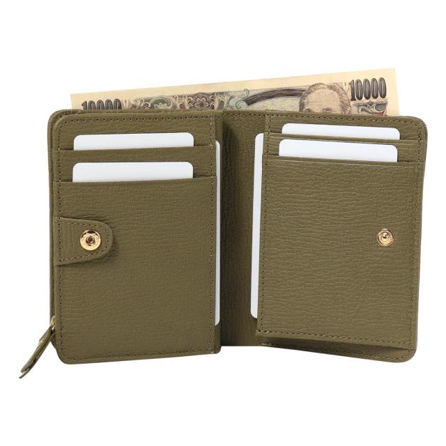 レビュー投稿で+5％還元】マリクレール 二つ折り財布 ミニ財布