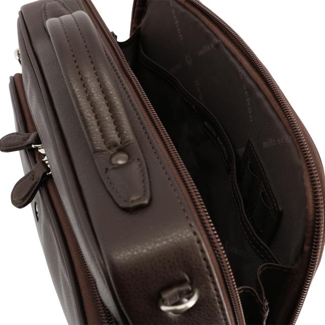 【レビュー投稿で+5％還元】ミラショーン ショルダーバッグ メンズ クレスタ 193122 milaschon 2WAY ハンドバッグ 牛革 本革 レザー v_other バレンタインの通販は