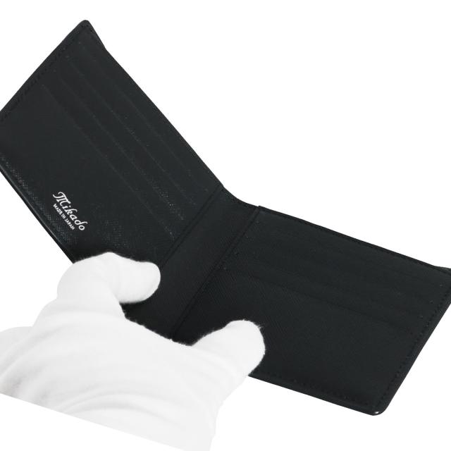 【レビュー投稿で+5％還元】ミカド Mikado 二つ折り財布  636015 アリニンコードバン 【 財布 日本製 レザー 】 開運 一粒万倍日_3