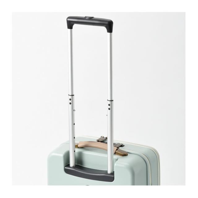 【レビュー投稿で+5％還元】ミレスト スーツケース 34L 48cm 3.6kg フロントオープン ストッパー付き 機内持ち込み ユーティリティ MLS919 MILESTO UTILITY｜キャビンサイズ キャリーケース ハードキャリー ブレーキシステム TSロック クリスマス_mp