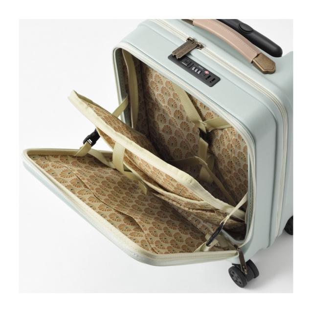 【レビュー投稿で+5％還元】ミレスト スーツケース 34L 48cm 3.6kg フロントオープン ストッパー付き 機内持ち込み ユーティリティ MLS919 MILESTO UTILITY｜キャビンサイズ キャリーケース ハードキャリー ブレーキシステム TSロック クリスマス_mp