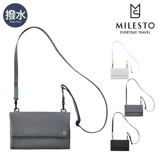 【レビュー投稿で+5％還元】ミレスト ショルダーバッグ ヒュッテ サコッシュ 撥水 着脱ポーチ付 メンズ レディース MLS939 MILESTO｜バッグインバッグ サブバッグ 薄型 ななめ掛け 旅行 防災 マルチショルダーバッグ Hutte v_other バレンタインの通販は 6,050円