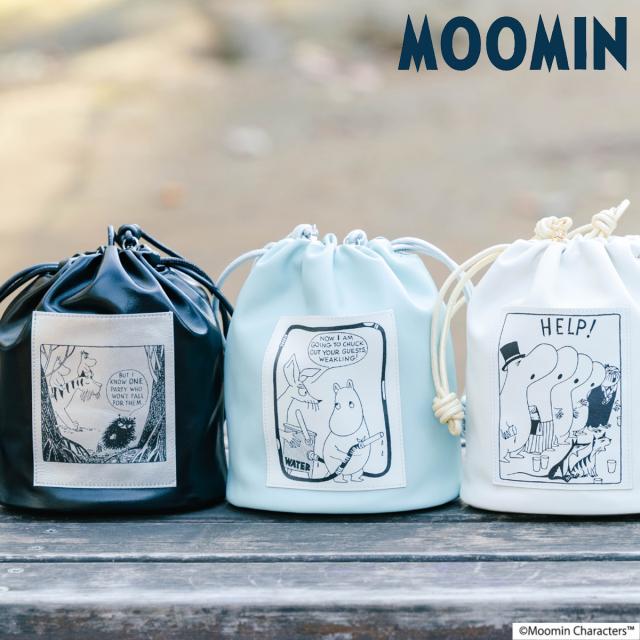 【レビュー投稿で+5％還元】ムーミン 巾着ポシェット レディース 30001 Moomin 巾着ショルダー ミニショルダー ポシェット ミニバッグ 巾着 斜め掛け 肩掛け クリスマス_mp クリスマス_wp