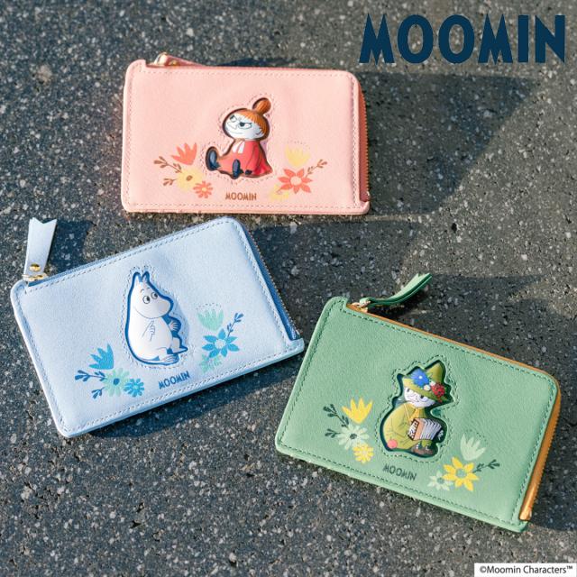 【レビュー投稿で+5％還元】ムーミン フラグメントケース L字ファスナー レディース 30002 Moomin 牛革 本革 レザー ミニ財布 薄型 ミニ財布 小銭入れ キャッシュレス クリスマス_mp クリスマス_wp