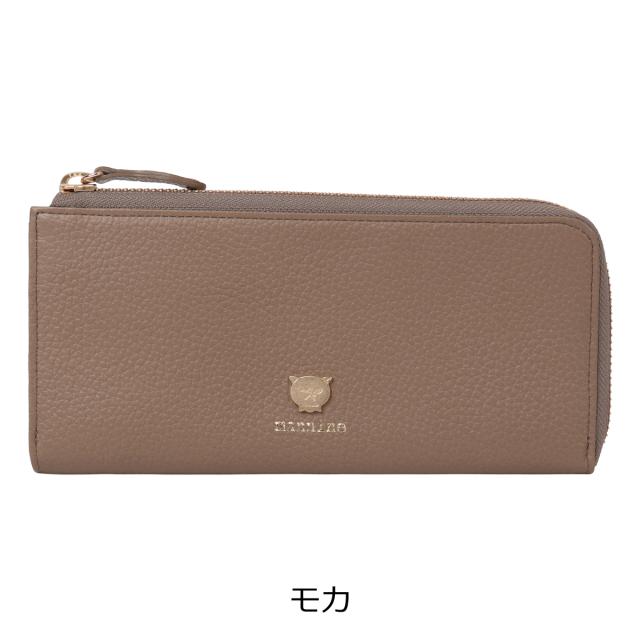 マンナイン 長財布 財布 小銭入れ付き 日本製 本革 メンズ レディースMNN33007 mannnine Mimoretto 牛革 レザー 国産 キャラクター アニマル 動物 モチーフ カラフル かわいい イラスト L字ファスナー 札入れ_10