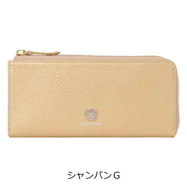 マンナイン 長財布 財布 小銭入れ付き 日本製 本革 メンズ レディースMNN33007 mannnine Mimoretto 牛革 レザー 国産 キャラクター アニマル 動物 モチーフ カラフル かわいい イラスト L字ファスナー 札入れ_12