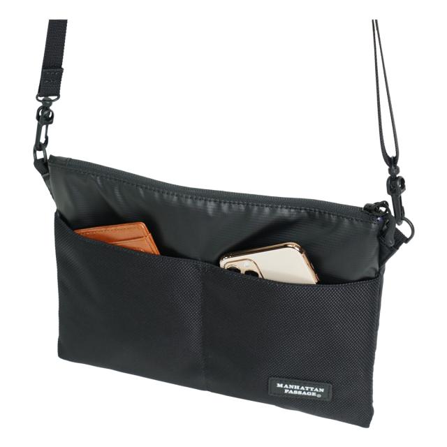 【レビュー投稿で+5％還元】マンハッタンパッセージ サコッシュ プラス メンズ レディース 3325 MANHATTAN PASSAGE ショルダーバッグ 軽量 撥水 高密度ナイロン クリスマス_mp クリスマス_wp レビュー投稿で+5％還元】マンハッタンパッセージ サコッシュ プラス