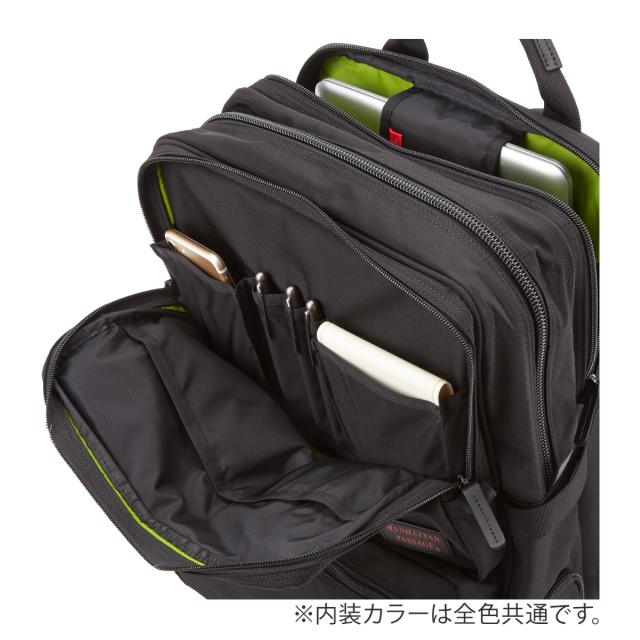 【美品】マンハッタンパッセージ ビジネスリック　#9050 ブラック　黒　3層 Manhattan Passage】美品！ビジネス リュック！9050！ 美品