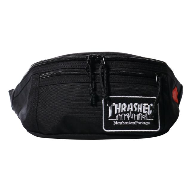 【レビュー投稿で+5％還元】マンハッタンポーテージ スラッシャー THRASHER ボディバッグ スケート スケボー ショルダーバッグ ウエストバッグ レディース MP1101EPTHRASHER Manhattan Portage ウエストポーチ ボディポーチ ワッペン_1