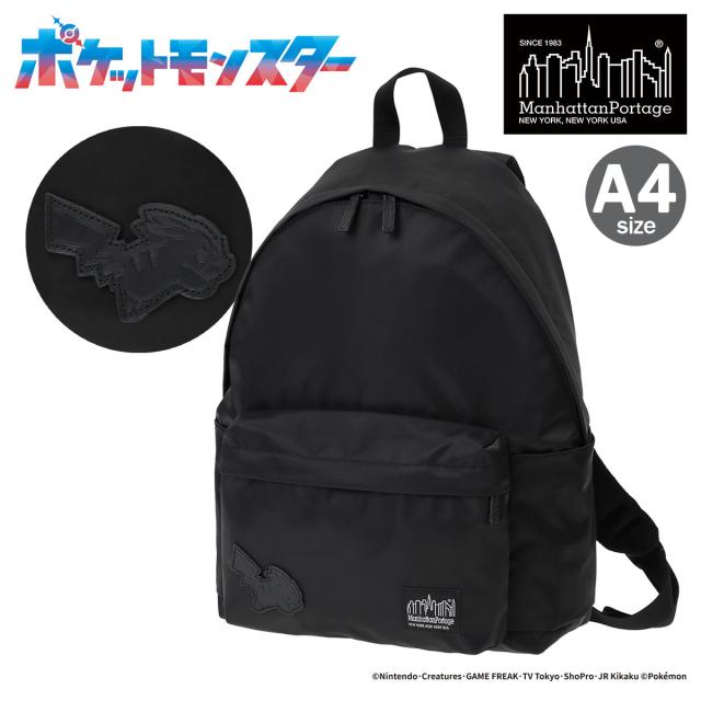 マンハッタンポーテージ ブラックレーベル リュック A4 ポケモン メンズ レディース MP1277TWLBLPKMN manhattanportage BLACK LABEL Pokemon ピカチュウ コラボ