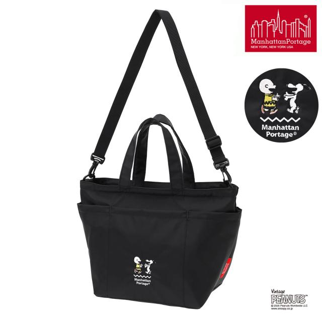 【レビュー投稿で+5％還元】マンハッタンポーテージ スヌーピー コラボ PEANUTS ピーナッツ トートバッグ ショルダーバッグ 2WAY チャーリーブラウン メンズ レディース MP1360PNS25 Manhattan Portage 軽量 おしゃれ かわいい クリスマス_mp クリスマス_wp