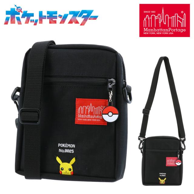 【レビュー投稿で+5％還元】マンハッタンポーテージ ショルダーバッグ Pokemon コーデュラナイロン メンズ レディース MP1403PL2BP ポケモン manhattanportage ピカチュウの通販は 7,216円