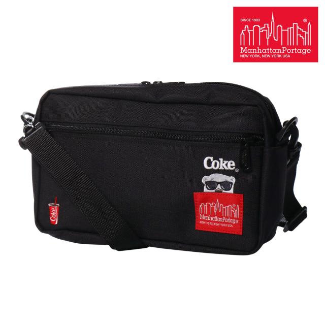 【レビュー投稿で+5％還元】マンハッタンポーテージ ショルダーバッグ Coca-Cola コカ・コーラ 横型 コンパクト メンズ レディース MP1404L2COKE Manhattan Portage クリスマス_mp クリスマス_wp