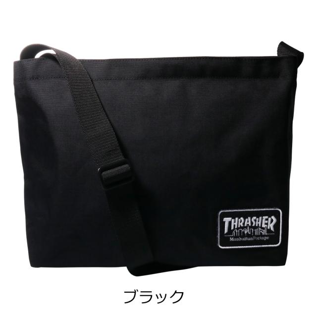 【レビュー投稿で+5％還元】マンハッタンポーテージ スラッシャー THRASHER ショルダーバッグ A4 スケート スケボー メンズ レディース MP1482EPTHRASHER Manhattan Portage ワッペン 大き目 通学 クリスマス_mp クリスマス_wp レビュー投稿で+5％還元】マンハッタンポーテージ スラッシャー