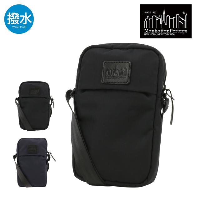 【レビュー投稿で+5％還元】マンハッタンポーテージ ブラックレーベル ショルダーバッグ スマホショルダー ポシェット 縦型 メンズ レディース MP1493TWLBL Manhattan Portage BLACK LABEL 軽量 旅行 撥水 フェス sh_of agesugi_sfa クリスマス_mp クリスマス_wp