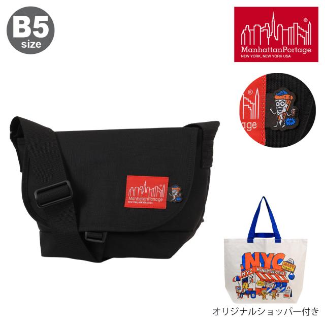 【レビュー投稿で+5％還元】マンハッタンポーテージ ショルダーバッグ コラボ TM paint アイコニックキャラクター B5 メッセンジャーバッグ メンズ レディース MP1605JRBPDTMP フェス ライブ クリスマス_mp クリスマス_wp