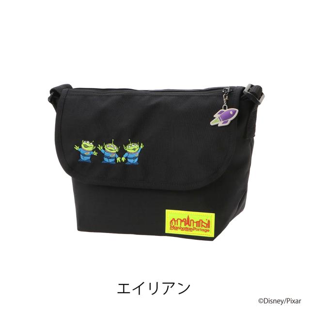 マンハッタンポーテージ トイストーリー ショルダーバッグ SM B5 メンズ レディース MP1605JRFZPMGNTTOY manhattanportage エイリアン バズ TOY STORY メッセンジャーバッグ リトルグリーンメン コラボ_12