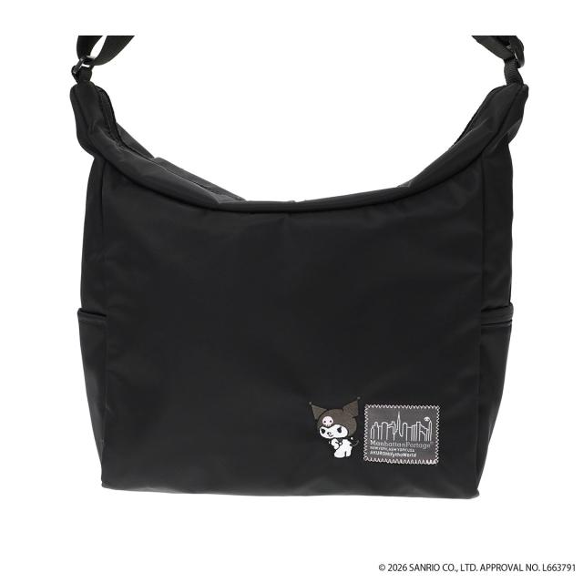 マンハッタンポーテージ ショルダーバッグ B5 クロミ サンリオ レディース MP6041NTWLBKRM manhattanportage Kuromi ミニショルダー 刺繍 キャラクター_1