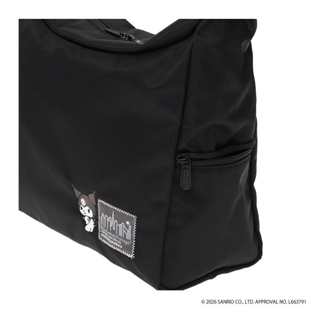 マンハッタンポーテージ ショルダーバッグ B5 クロミ サンリオ レディース MP6041NTWLBKRM manhattanportage Kuromi ミニショルダー 刺繍 キャラクター_7