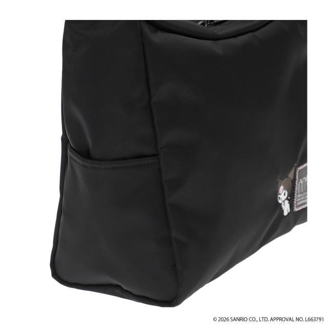 マンハッタンポーテージ ショルダーバッグ B5 クロミ サンリオ レディース MP6041NTWLBKRM manhattanportage Kuromi ミニショルダー 刺繍 キャラクター_8