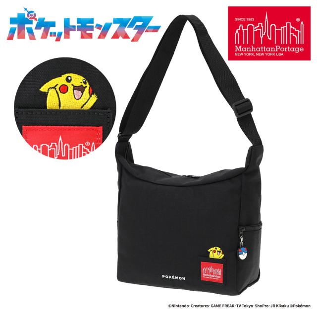 マンハッタンポーテージ ショルダーバッグ B5 Pok?mon メンズ レディース   MP6041PKMN25 ポケモン manhattanportage ピカチュウ
