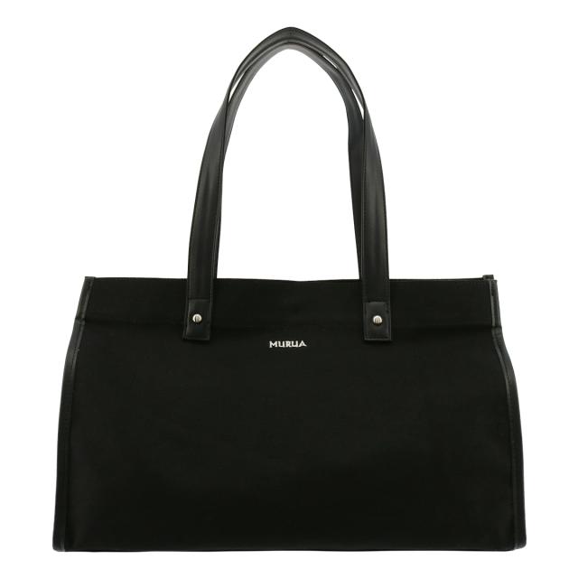 ムルーア バッグ （MURUA mumuロゴビッグトートバッグ（ブラック）） 
