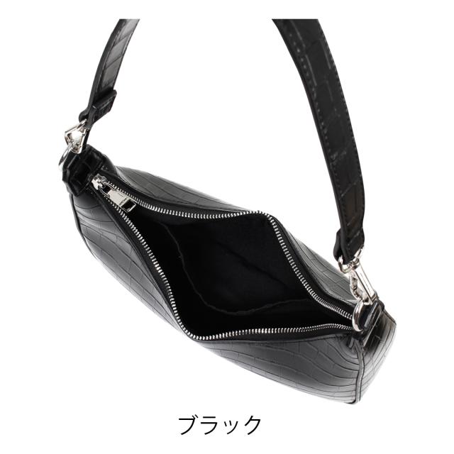 【レビュー投稿で+5％還元】ムルーア 2WAY ハンドバッグ ショルダーバッグ レディース  クロコ MR-B1237 トートバッグ MURUA 肩掛け 高見え_9