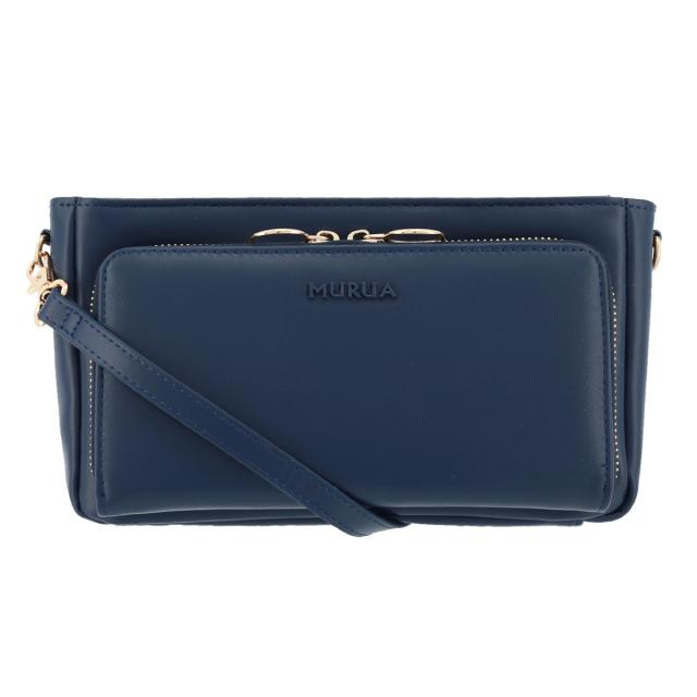 レビューを書いてポイント 5 ムルーア お財布ショルダー レディース シンプル Mr B819 Murua ショルダーバッグ 長財布 ウォレッの通販はau Pay マーケット サックスバー Au Pay マーケット店