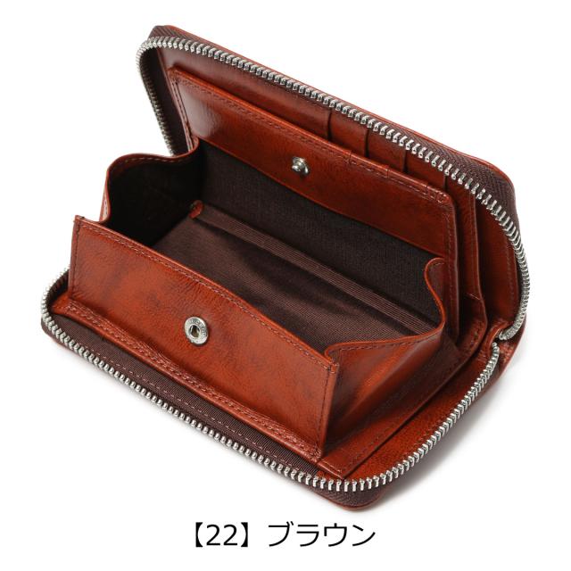 【レビュー投稿で+5％還元】ミラショーン 二つ折り財布 ミドル 縦型 本革 シャドウスムース メンズ MSMW2AS3 mila schon 大きめ ラウンドファスナー 牛革 レザー 開運 一粒万倍日 sh_of agesugi_sfa クリスマス_mp レビュー投稿で+5％還元】ミラショーン 二つ折り財布 ミドル 縦型 本