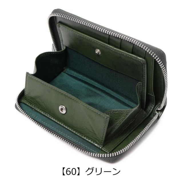 レビュー投稿で+5％還元】ミラショーン 二つ折り財布 ミドル 縦型 本