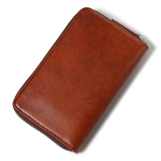 レビュー投稿で+5％還元】ミラショーン 二つ折り財布 ミドル 縦型 本