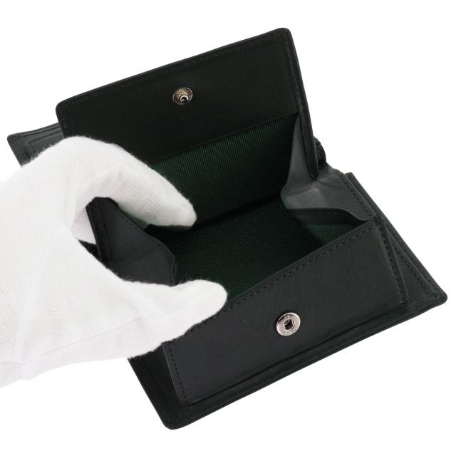 レビュー投稿で+5％還元】ミラショーン 二つ折り財布 カーフレザー