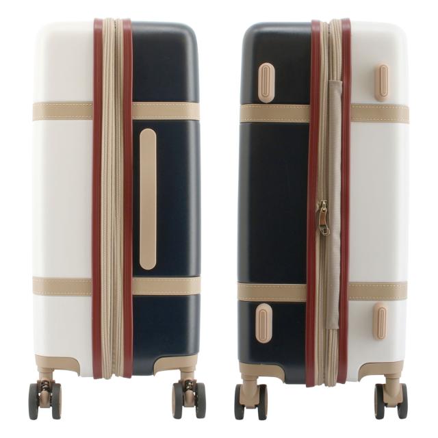 【レビュー投稿で+5％還元】モズ スーツケース 65L 57cm 3.9kg MZ-0859-57 moz | TSAロック搭載 エキスパンダブル 静音キャスター クリスマス_mp