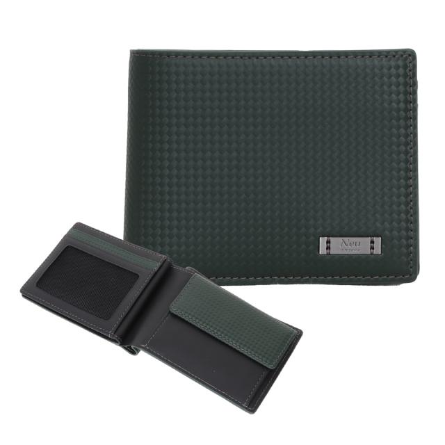 レビュー投稿で+5％還元】ノイインテレッセ 二つ折り財布 ナハト