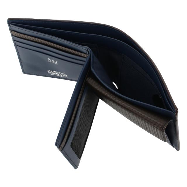 レビュー投稿で+5％還元】ノイインテレッセ 二つ折り財布 ナハト