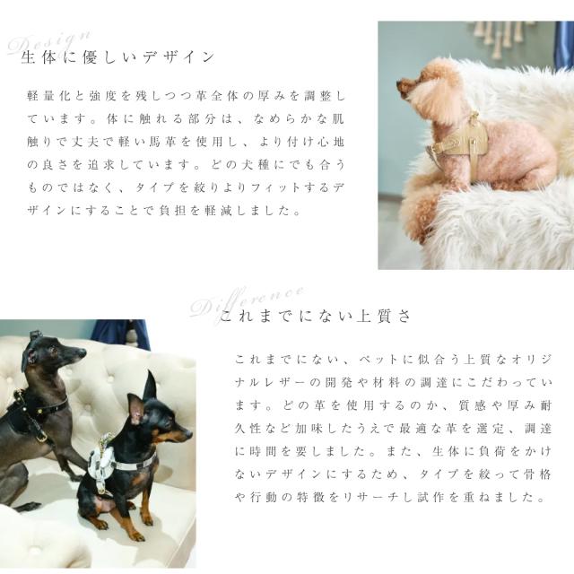 【レビュー投稿で+5％還元】エヌアンドエフ ペット ハーネス＆リードセット 小型犬 ハーネス ボディベルト リード おしゃれ レザー 本革 日本製 N＆F for pets TYPE-C ナチュラル ｜ 犬用 ペット ファッション エレガント ラグジュアリー 胴輪_3