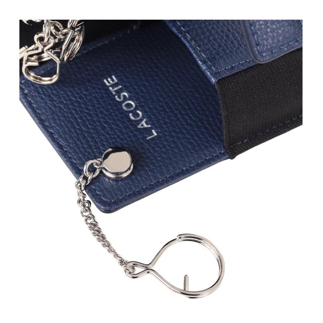 Lacoste(ラコステ) キーケース - レザー デイリークロコ Lファスナー