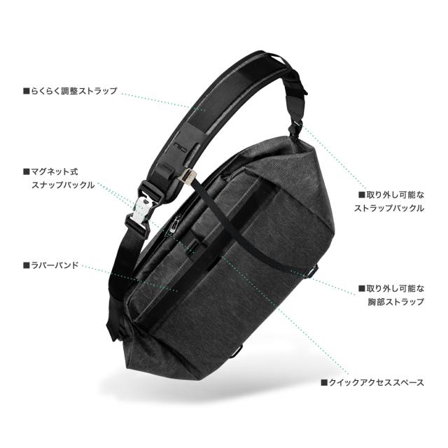 【レビュー投稿で+5％還元】ニード ボディバッグ メンズ レディース キャッシュ CACHE NIID｜15インチ スリングバッグ ショルダーバッグ ダッフルバッグ ボストンバッグ キャリーオンバッグ 2WAY 大容量 撥水 スポーツ ジムバッグ 自転車 通学 旅行 1年保証 レビュー投稿で+5％還元】ニード ボディバッグ メンズ レディース