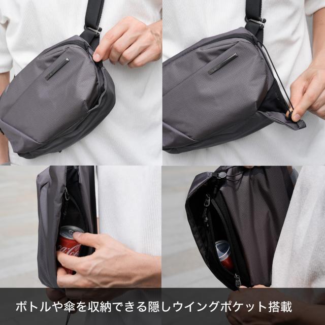 NIID ニード ボディバッグ ショルダーバッグ メンズ レディースNEO Nomad Sling 撥水 スリングバッグ コンパクト サブバッグ 通勤 通学 旅行 観光 1年保証 斜めがけ アウトドア_5