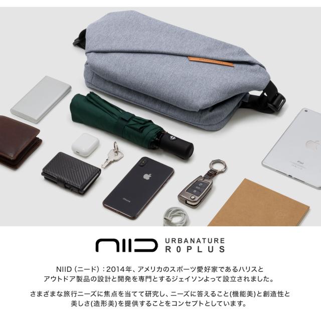 【人気色　箱付き】NIID ニード UN R0 PLUS/ URBANATURE レビュー投稿で+5％還元】ニード ボディバッグ メンズ
