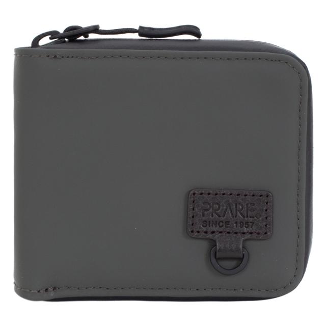 レビュー投稿で+5％還元】プレリー 二つ折り財布 ラウンドファスナー