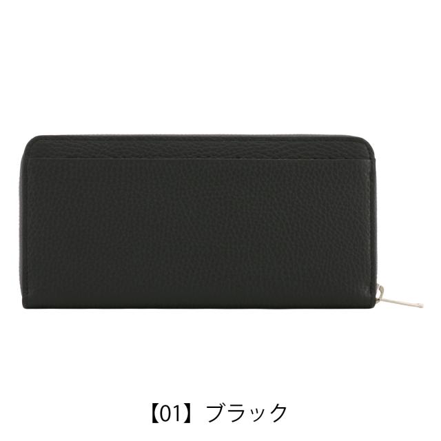 レビュー投稿で+5％還元】プレリー 長財布 本革 ラウンドファスナー