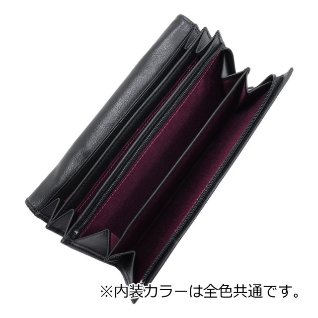 レビュー投稿で+5％還元】ル・プレリー ギンザ 長財布 かぶせ 本革