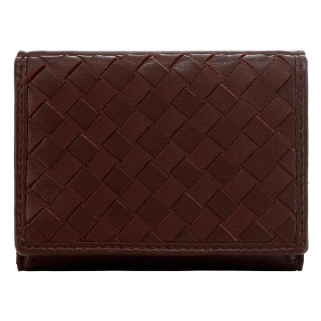 レビュー投稿で+5％還元】ル・プレリー ギンザ 財布 三つ折り 羊革 本