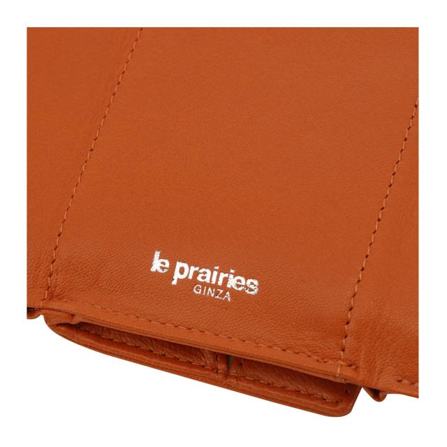 レビュー投稿で+5％還元】ル・プレリー ギンザ 財布 三つ折り 羊革 本