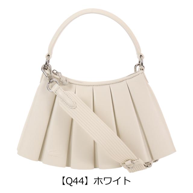 ラコステ ショルダーバッグ 本革 レディース NU5011DP LACOSTE 牛革 レザー 小さめ ミニショルダー フリル プリーツ_14