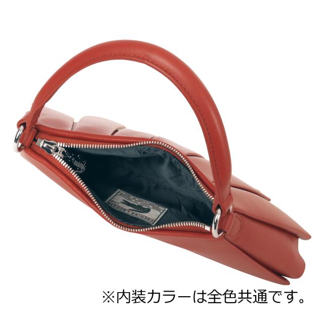 ラコステ ショルダーバッグ 本革 レディース NU5011DP LACOSTE 牛革 レザー 小さめ ミニショルダー フリル プリーツ_5